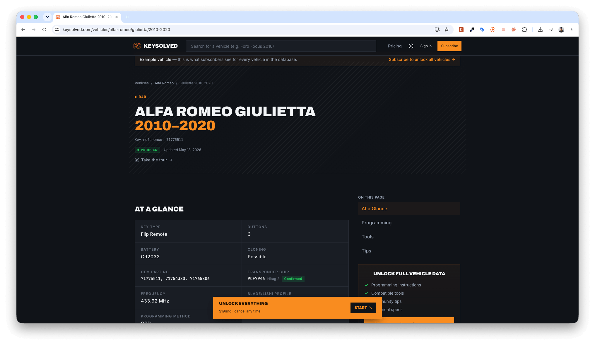 Keysolved screenshot 2