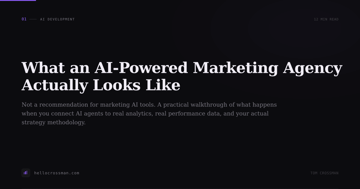 What an AI-Powered Marketing Agency Actually Looks Like