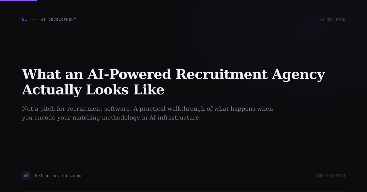 What an AI-Powered Recruitment Agency Actually Looks Like