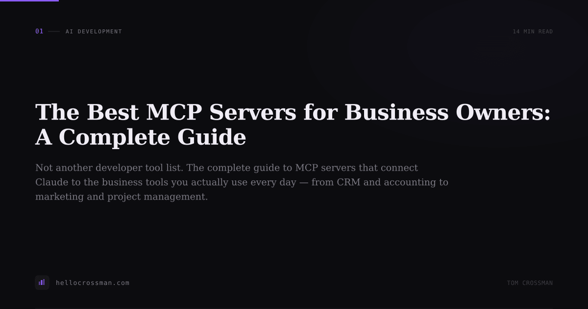 The Best MCP Servers for Business Owners: A Complete Guide