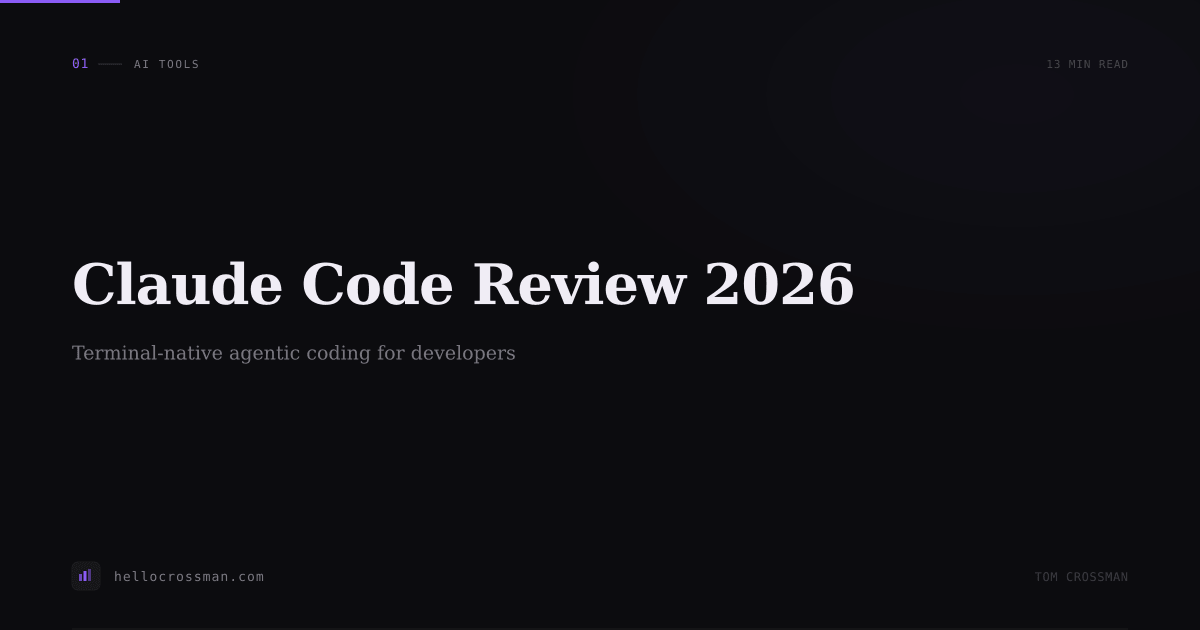 Claude Code Review 2026: The Most Powerful Agentic Coding Tool Explained for Founders