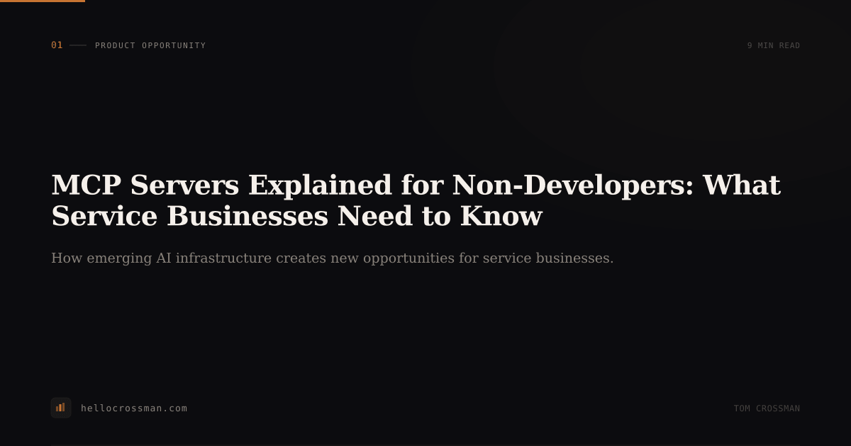 MCP Servers Explained for Non-Developers: What Service Businesses Need to Know