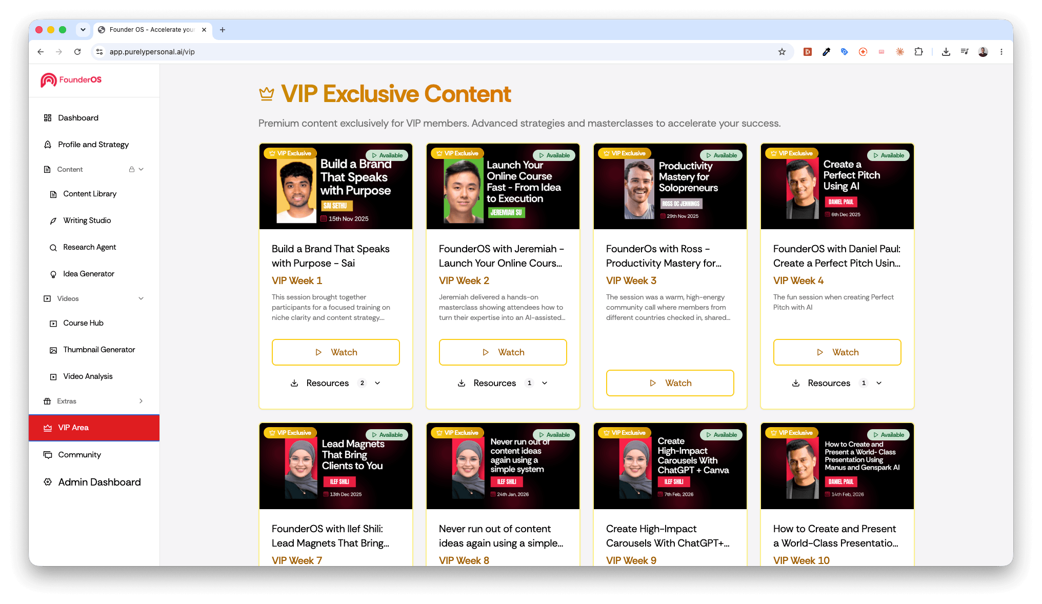 FounderOS screenshot 6