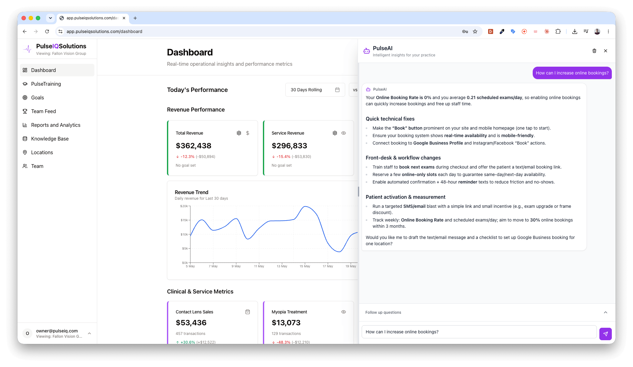 PulseIQ screenshot 3