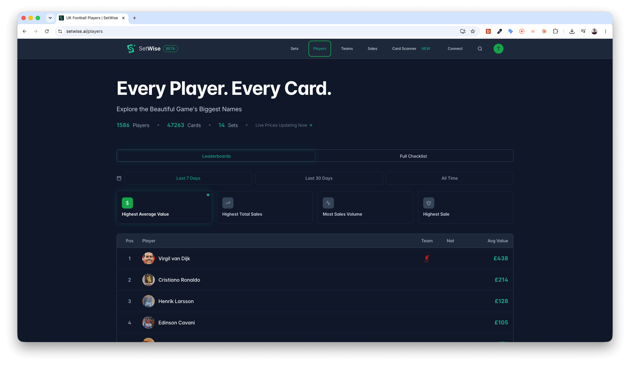 Setwise screenshot 2