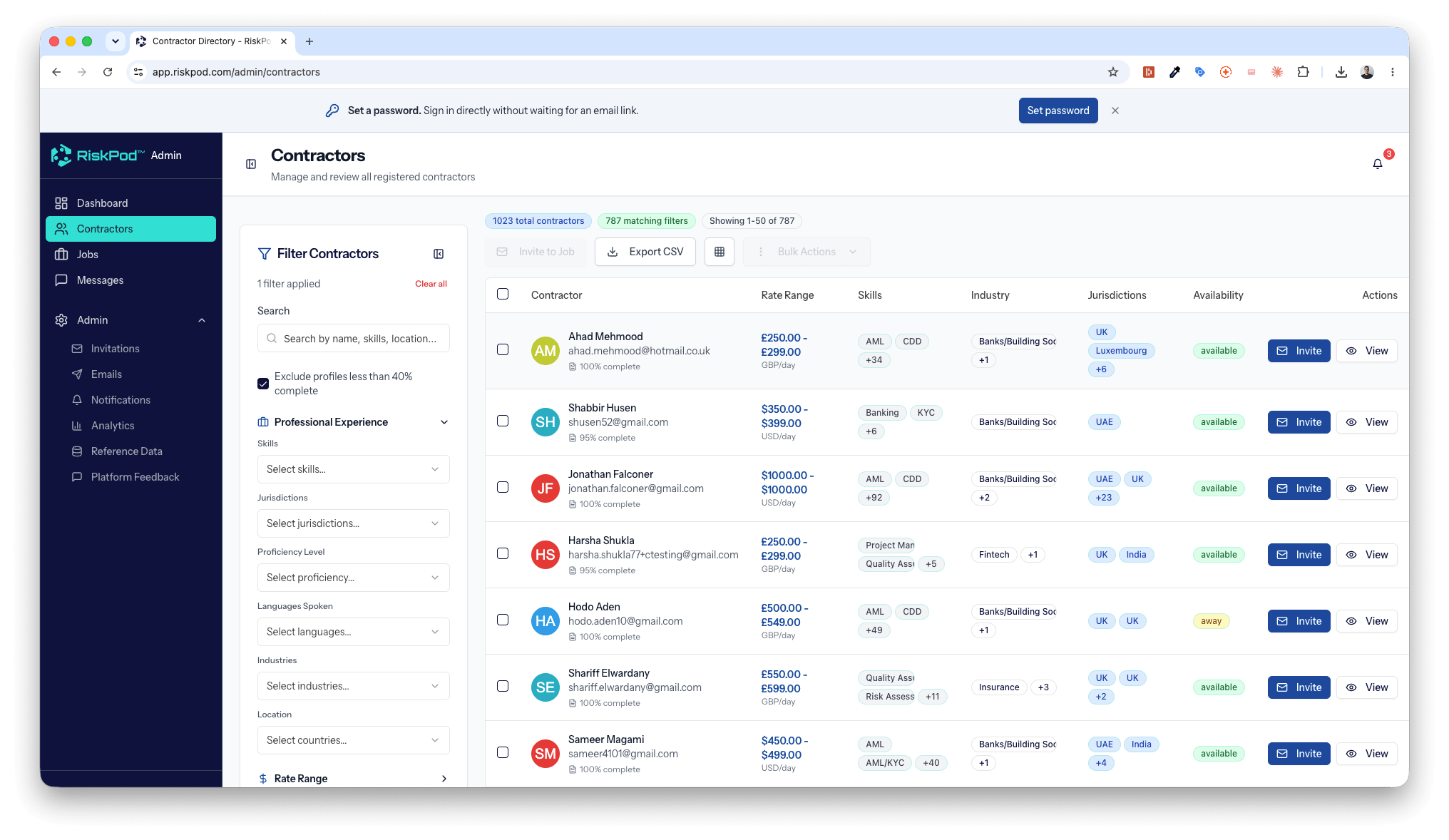 RiskPod screenshot 1