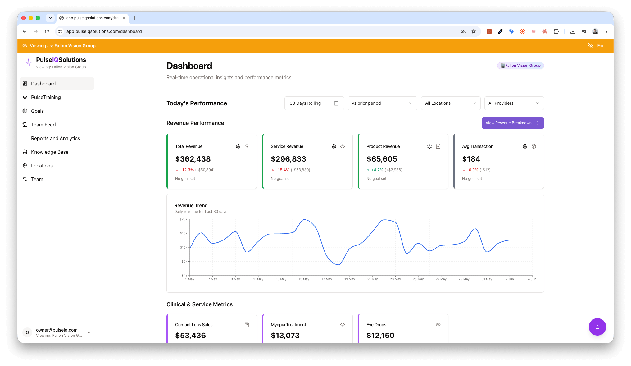 PulseIQ screenshot 2